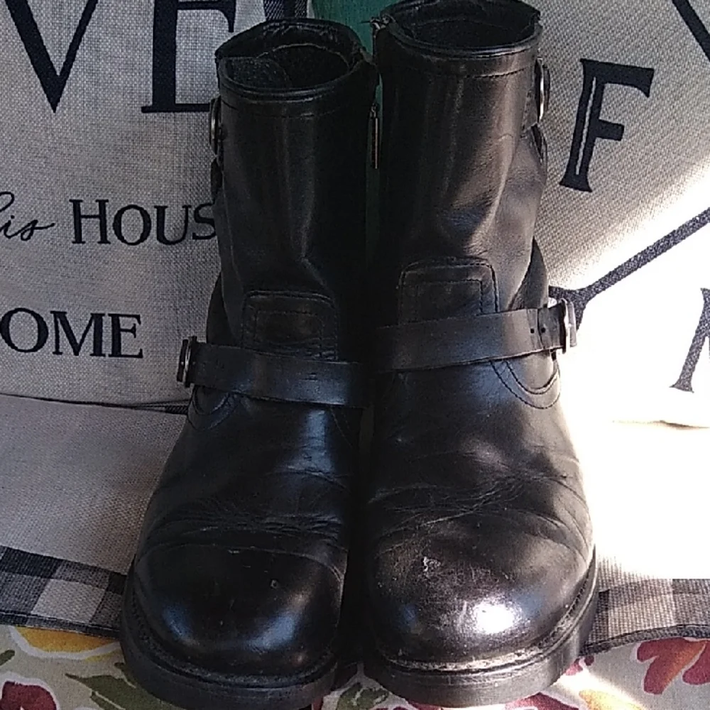 Harley-Davidson Black Leather Boots